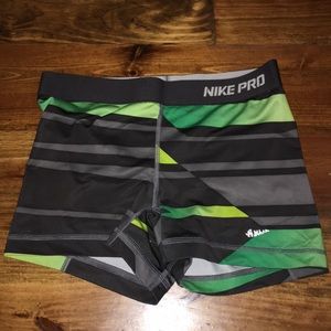 Nike pro compression shorts